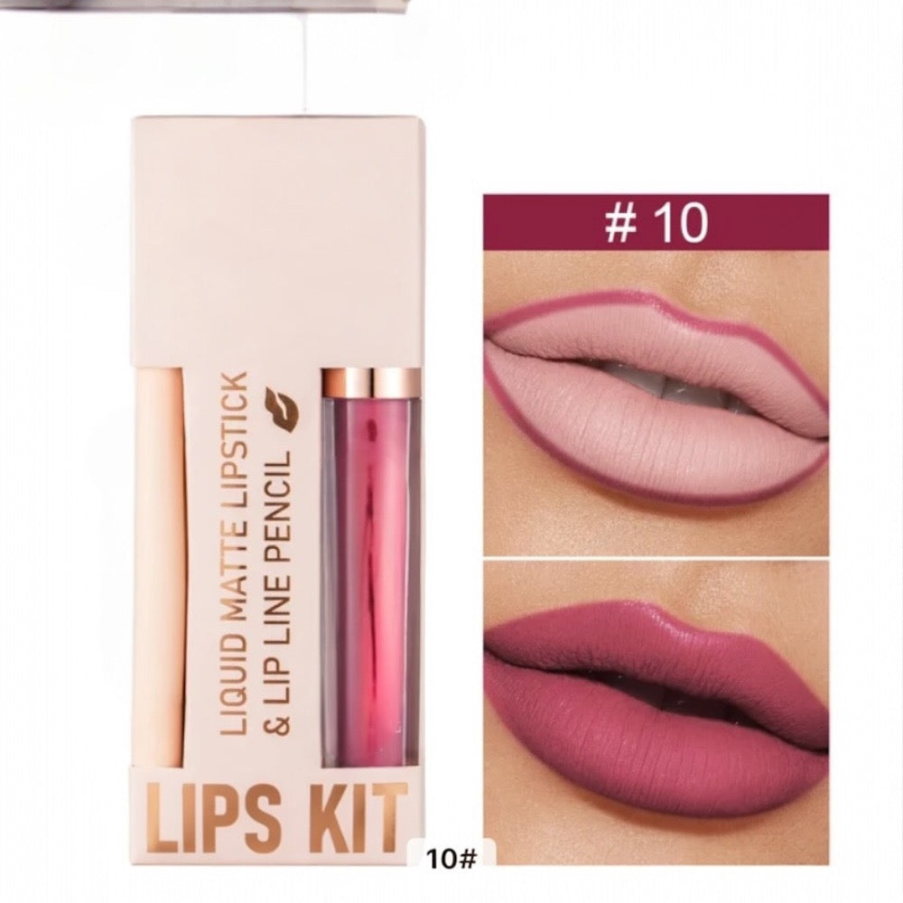 Radiance Matte Lipstick & Lipliner Set