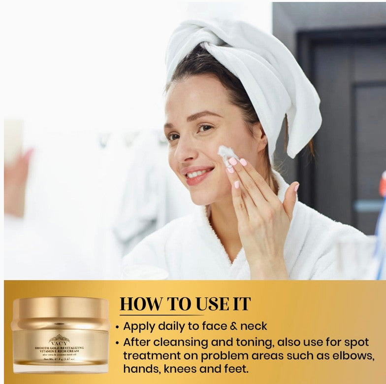 SmoothGold Rich Hydrating Face Cream