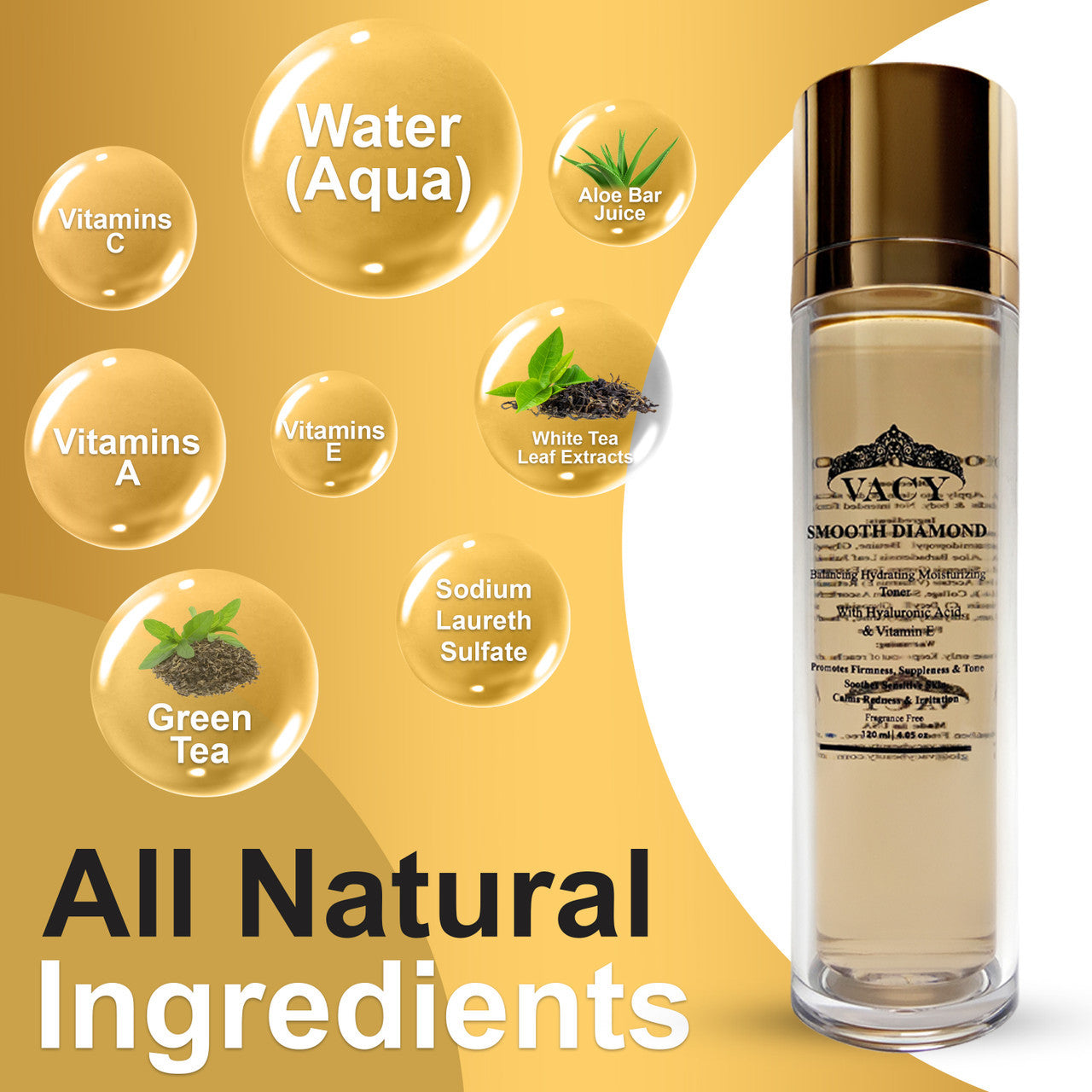 Smooth diamond Balancing Hydrating Witch Hazel Scented Toner 120ml
