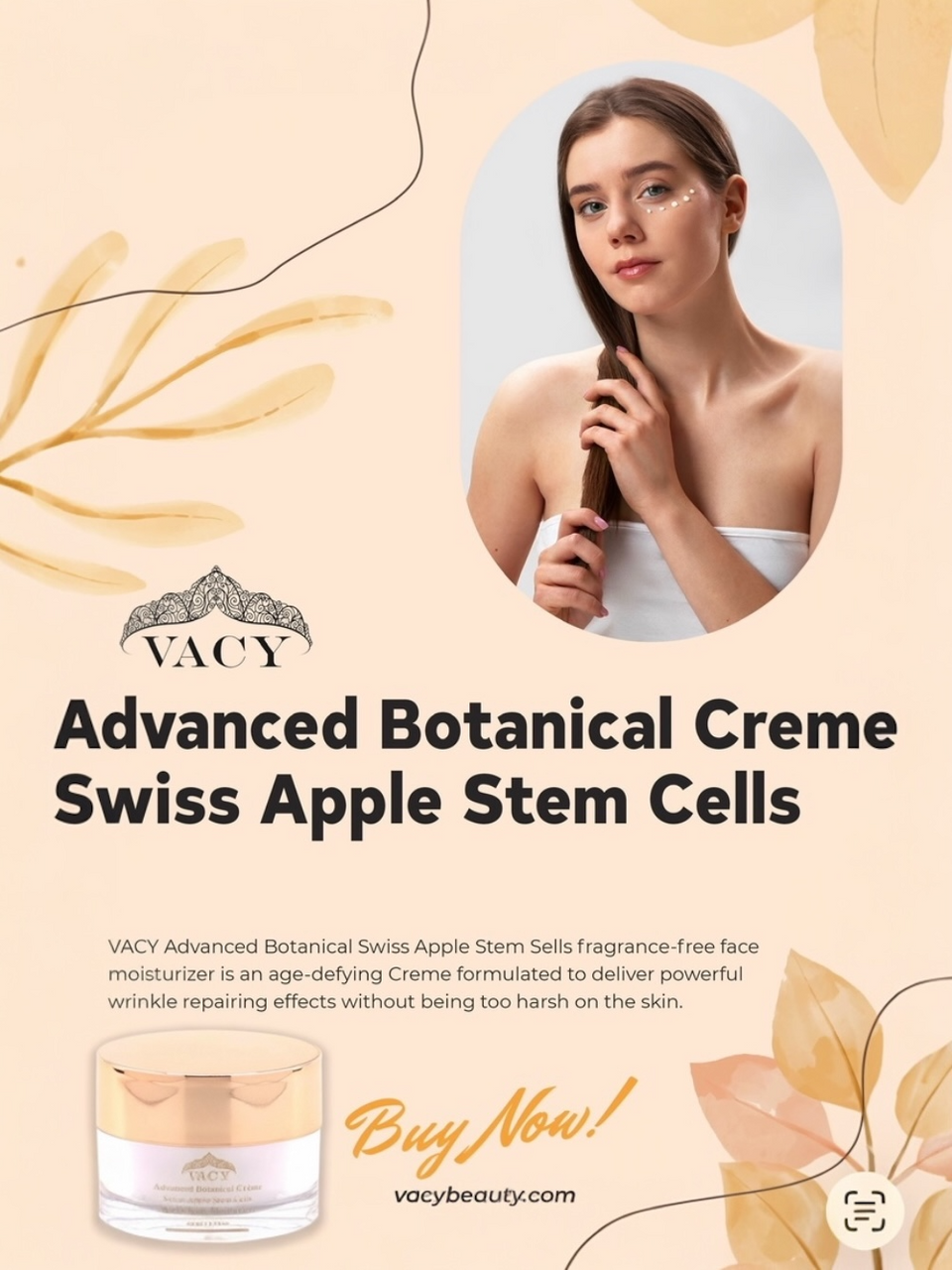 Advanced Botanical Creme Swiss Apple Stem Cells.